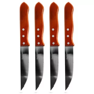 4-częściowy komplet noży steakowych Wood - Zestawy sztućców - miniaturka - grafika 1