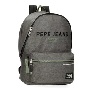 Pepe Jeans Edmon Plecak na laptopa 15,6" Szary 31x44x17,5 cm Poliester by Joumma Bags - Torby na laptopy - miniaturka - grafika 1