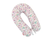 Poduszki do karmienia - Poduszka ciążowa Longer dla kobiet w ciąży do spania - baletnice fioletowe - miniaturka - grafika 1