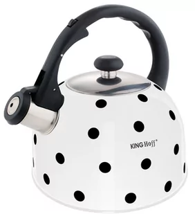 Kinghoff CZAJNIK EMALIOWANY W GROSZKI 2.6L [KH-1053] - Czajniki na gaz - miniaturka - grafika 1