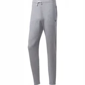 Dresy męskie - REEBOK - SPODNIE DRESOWE MĘSKIE - TE FT CUFFED PANT FJ4682 szare spodnie - miniaturka - grafika 1