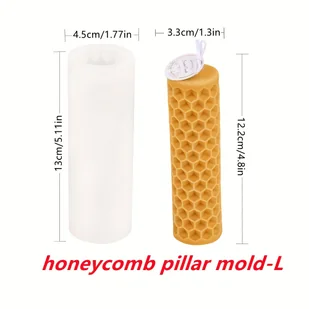 TEMU 1 szt. Cylindryczny wosk aromaterapeutyczny Silikonowy formularz - DIY zapachowa mydło, świeczka, gips i żywica formularz do dekoracji domu, - Rękodzieło - miniaturka - grafika 1