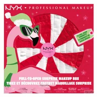 Cienie do powiek - NYX Professional Makeup - PULL-TO-OPEN SURPRISE MAKEUP BOX - Zestaw prezentowy do makijażu twarzy i ust - 01 Pull To Sleigh - miniaturka - grafika 1
