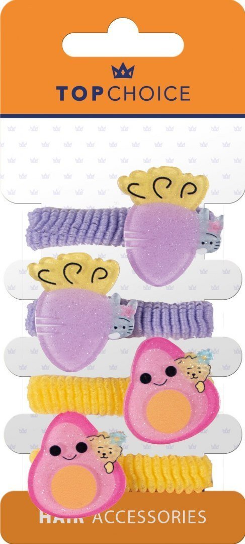 Top Choice, Frotki do włosów (26614) 1op.-4szt