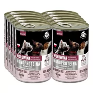 Mokra karma dla psów - PetRepublic karma monoproteinowa wołowa dla psa, kawałki w  sosie 10x400g - miniaturka - grafika 1
