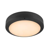 Lampy ogrodowe - Plafon BULKHEAD V 360 20W 3000/4000/6500K IP65 IK10 - czarny - miniaturka - grafika 1