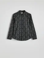 Koszule męskie - Reserved - Wzorzysta koszula slim fit - wielobarwny - miniaturka - grafika 1