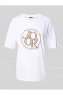 Koszulki i topy damskie - T-shirt z obszyciem kamieniami stras model Tashi - Joop! - miniaturka - grafika 1