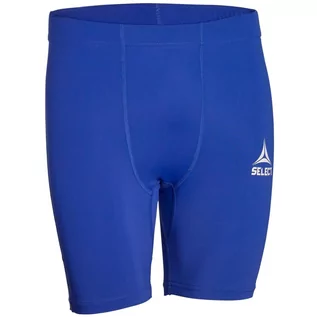 Spodnie sportowe męskie - Spodenki termoaktywne utrzymujące ciepło męskie Select Profcare niebieskie - grafika 1