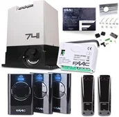 Zestawy do bram - Zestaw Delta 3 - FAAC 741 do 900kg bram przesuwnych - miniaturka - grafika 1