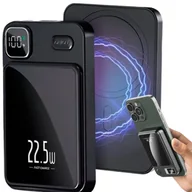 Powerbanki - SZYBKI POWERBANK MAGSAFE MAGNETYCZNY 10000MAH USB C ŁADOWARKA INDUKCYJNA - miniaturka - grafika 1