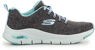 Sneakersy damskie Skechers Arch Fit Comfy Wave szare (149414-CCTQ) - Sneakersy damskie - miniaturka - grafika 1