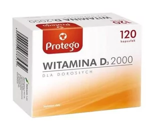 Protego Witamina D 2000, suplement diety, 120 kapsułek  3586661 - Stawy, mięśnie, kości - miniaturka - grafika 1