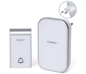 Dzwonki i gongi - Aigostar - Dzwonek bezprzewodowy do kontaktu 230V IP44 biały - miniaturka - grafika 1