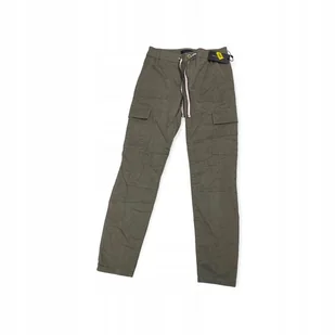Materiałowe spodnie damskie TOMMY HILFIGER XS - Spodnie damskie - miniaturka - grafika 1
