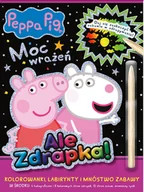 Książki edukacyjne - Moc wrażeń. Peppa Pig. Ale zdrapka! - miniaturka - grafika 1