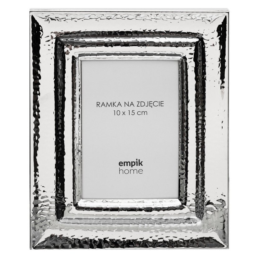 Empik Home, Ramka na zdjęcia, srebrna, 10x15 cm