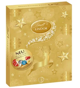 Lindt Lindor Kalendarz Adwentowy Czekolada różne nadzienia 290g - Czekolada - miniaturka - grafika 1