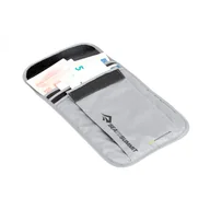 Etui na dokumenty i karty - Paszportówka turystyczna z ochroną danych Sea To Summit Neck Wallet RFID high rise grey - ONE SIZE - miniaturka - grafika 1