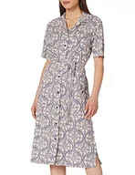 Sukienki - Superdry Sukienka damska z nadrukiem, Cream Print, L - miniaturka - grafika 1