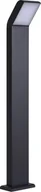 Lampy ogrodowe - Lumes Czarna nowoczesna stojąca lampa ogrodowa LED - S345-Klesta - miniaturka - grafika 1