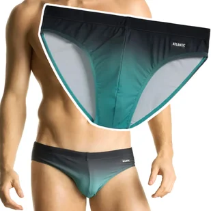 Kąpielówki męskie SLIPY KĄPIELOWE plażowe ATLANTIC KMT-336 - M - Kąpielówki męskie - miniaturka - grafika 1