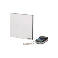 Inne akcesoria elektryczne - Orno Bezprzewodowy podwójny, dotykowy wyłącznik światła, sterowany pilotem OR-GB-437 - miniaturka - grafika 1