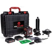 Poziomice laserowe - Poziomnica laserowa MAPOWER MPLL02 4D - miniaturka - grafika 1