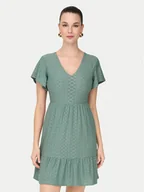 Sukienki - ONLY Sukienka codzienna 15289687 Zielony Regular Fit - miniaturka - grafika 1