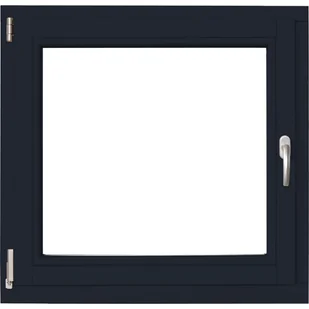 Lupol 3-szybowe fasadowe lakier kolor antracyt O5 90 RU 865x835 mm - Okna - miniaturka - grafika 1