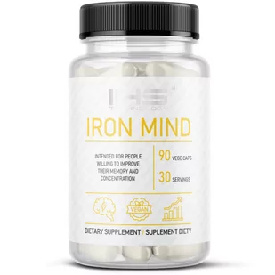 IRON HORSE Iron Mind 90vegcaps - Witaminy i minerały dla sportowców - miniaturka - grafika 1