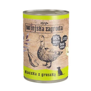 Alpha Spirit Wiejska Zagroda Kaczka z gruszką 800g - Mokra karma dla psów - miniaturka - grafika 1