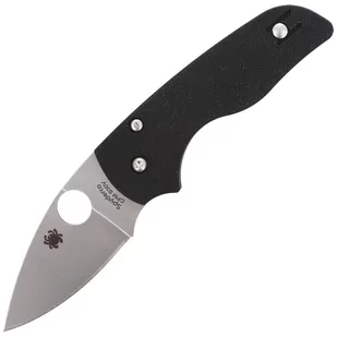 Nóż Spyderco Lil' Native G-10 Black Compression Lock Plain (C230GP) - Noże - miniaturka - grafika 1