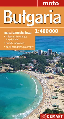Demart praca zbiorowa Bułgaria - mapa samochodowa 1:400 000