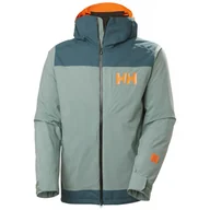 Kurtki narciarskie - Helly Hansen, Powdreamer 2.0, kurtka narciarska, męska, cactus - miniaturka - grafika 1