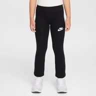 Legginsy - Legginsy zrozszerzanymi nogawkami dla małych dzieci Nike Dri-FIT - Czerń - miniaturka - grafika 1