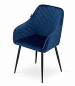 Krzesła - ELEGANCKIE KRZESŁO ARTE GRANAT AKSAMIT ZESTAW 2 SZTUKI - miniaturka - grafika 1