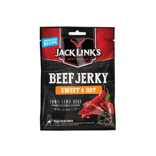 Jack Links Suszona wołowina Beef Jerky 12 x 25 g teriyaki - Zdrowa żywność - miniaturka - grafika 4