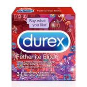 Prezerwatywy - Durex Fetherlite Elite Emoji 3 pack - miniaturka - grafika 1