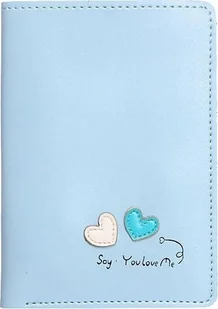 Accessorize Me Cienki portfel damski niebieski Serca WK15 - Portfele - miniaturka - grafika 1