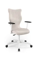 Fotele i krzesła biurowe - Entelo, Krzesło obrotowe Perto Plus Letto 03 rozm. 7, Szary - miniaturka - grafika 1