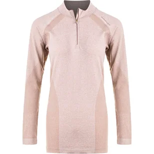 Bluza damska Endurance  Halen Seamless Midlayer Warm Taupe XXS/XS - Bluzy sportowe damskie - miniaturka - grafika 1