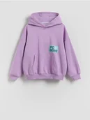 Bluzy dla chłopców - Reserved - Bluza oversize - fuksja - miniaturka - grafika 1