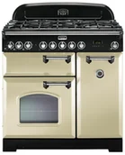 Kuchenki gazowo-elektryczne - Falcon Classic Deluxe 90 Kremowy chrom - miniaturka - grafika 1