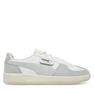 Buty dla dziewczynek - Sneakersy Puma Palermo Leather Big Kid 397275 02 Szary - miniaturka - grafika 1