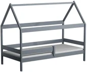 Łóżka dla dzieci i młodzieży - Szare łóżko dziecięce z barierką Z8-G04 - miniaturka - grafika 1