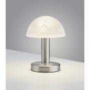 Lampy stojące - Flyn II lampa stołowa 1-punktowa nikiel/biała 599100107 - miniaturka - grafika 1