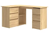 Biurka - Elior Biurko narożne w kolorze dębu sonoma G3-T88 - miniaturka - grafika 1