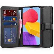 Etui i futerały do telefonów - Tech-Protect Etui Wallet do Samsung Galaxy M13 Czarny - miniaturka - grafika 1