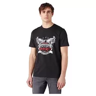 Koszulki męskie - Wrangler T-shirt męski Americana Tee, Faded Black, L - miniaturka - grafika 1